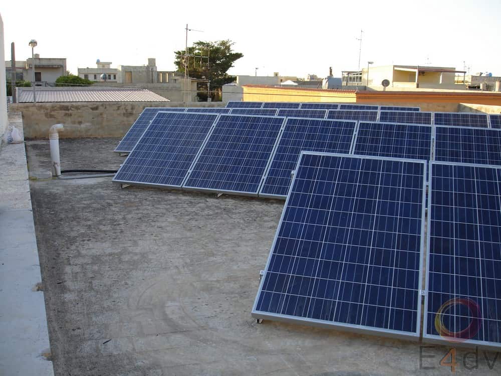 Impianto Fotovoltaico<br/>E4dv, Marsala (Trapani)