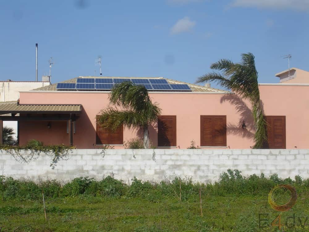 Impianto Fotovoltaico<br/>E4dv, Marsala (Trapani)