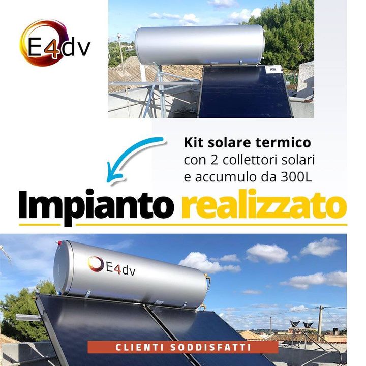 Abbiamo ultimato l'installazione di un Kit Solare termico!