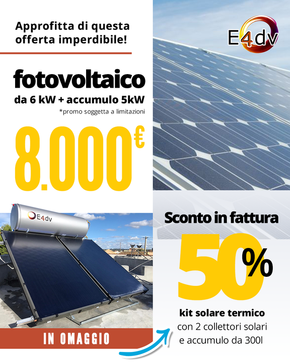 Garantisciti un risparmio economico ed energetico ‼️