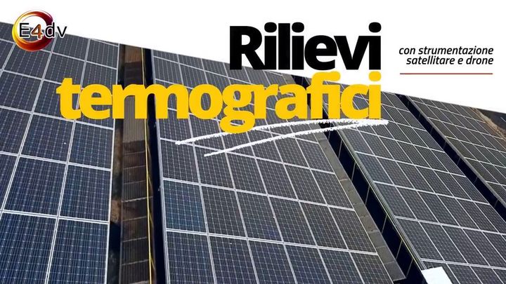 Tra i servizi effettuati da E4DV Srl - Società di Servizi Energetici ci sono i #rilievi con strumentazione satellitare e con #drone. 