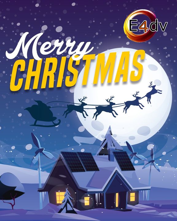 E4DV Srl - Società di Servizi Energetici augura a tutti un sereno Natale 🎅🎄✨