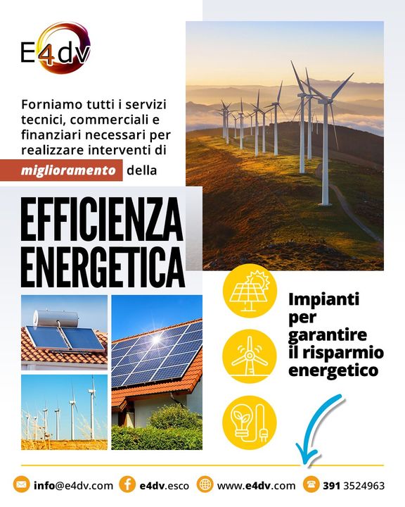 Una migliore #efficienzaenergetica porta ad un #risparmio #energetico.