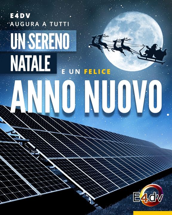 E4dv augura a tutti un sereno Natale e un felice anno nuovo 🎅🎄✨