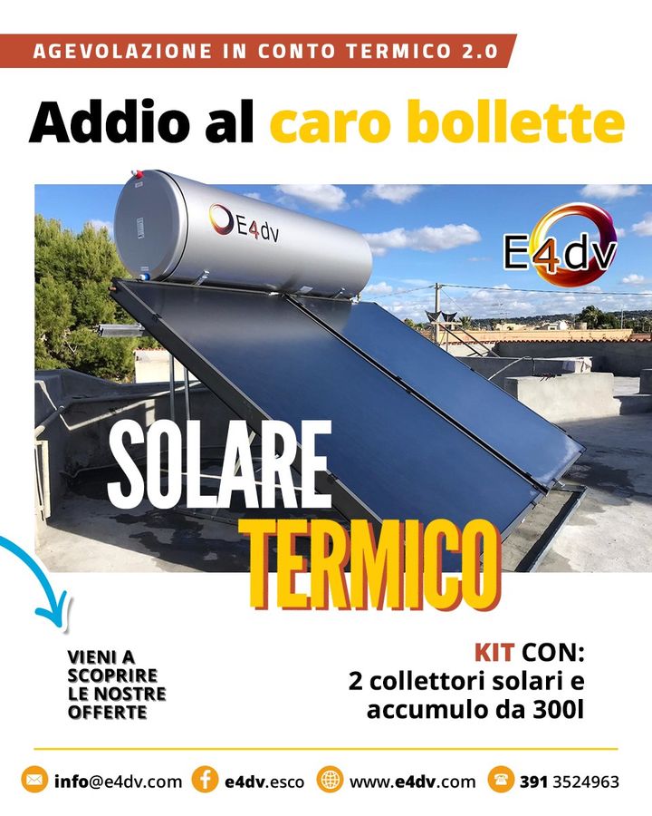 Addio al caro bollette.

Installa un impianto #solare #termico a circolazione