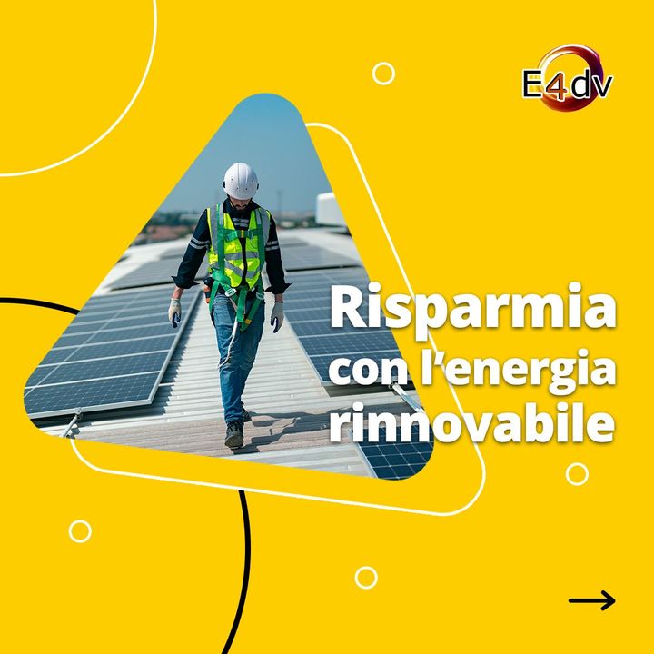 E4DV

Prendersi cura dell'ambiente risparmiando è possibile! 

Attraverso l'energia rinnovabile ☀️