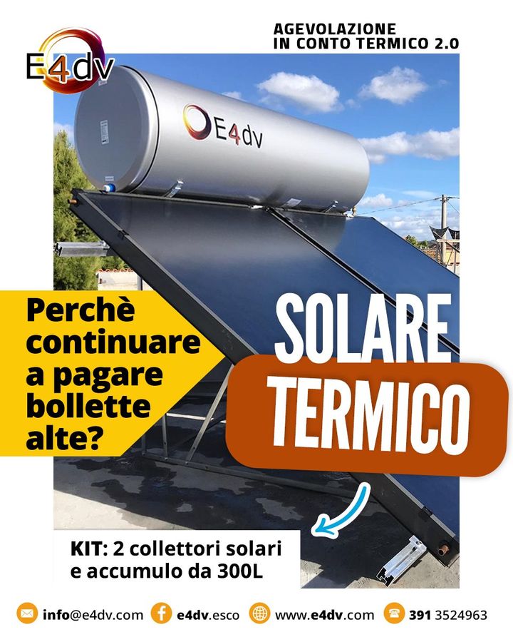 PROMO KIT 2 COLLETTORI SOLARI E ACCUMULO DA 300L

Vuoi realmente