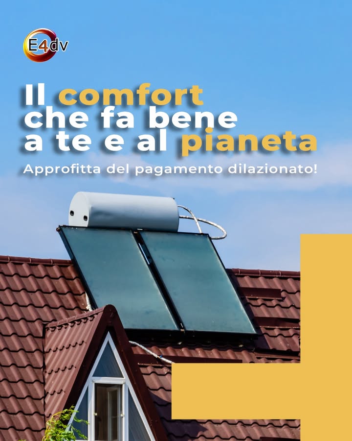 Passare al solare termico non deve essere un sacrificio per